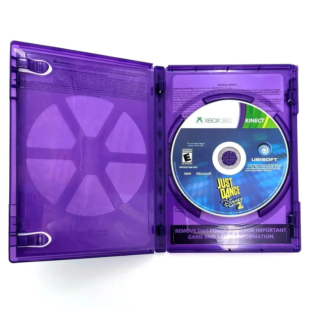 Just Dance Disney Party 2 Kinect XBox 360 Complete in Case Ubisoft 2015